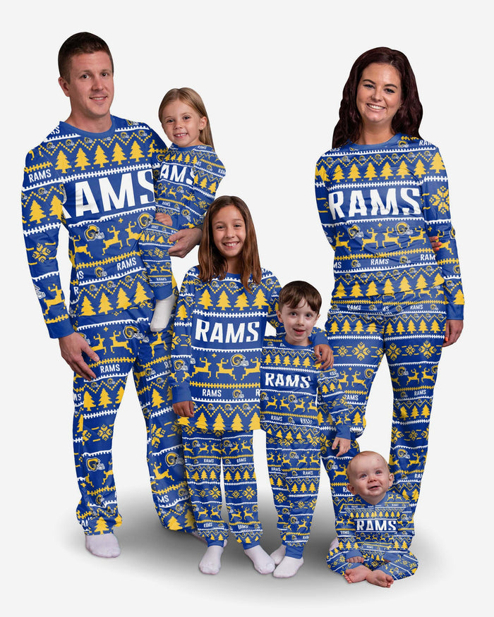 Los Angeles Rams Toddler Family Holiday Pyjamas FOCO - FOCO.com | UK & IRE