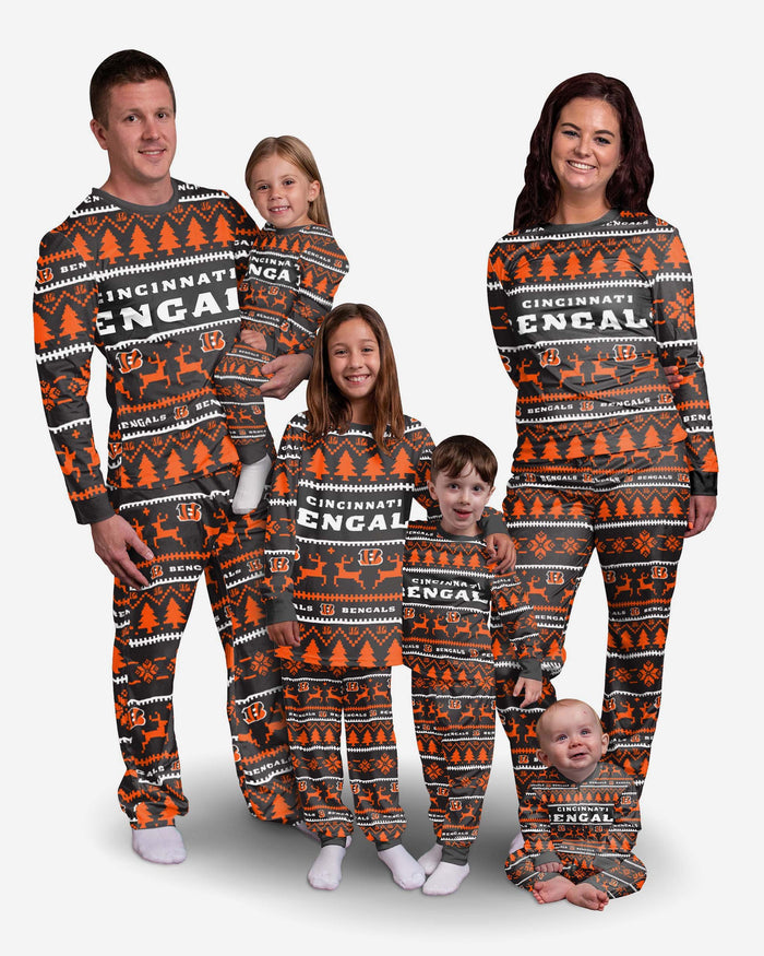 Cincinnati Bengals Infant Family Holiday Pyjamas FOCO - FOCO.com | UK & IRE
