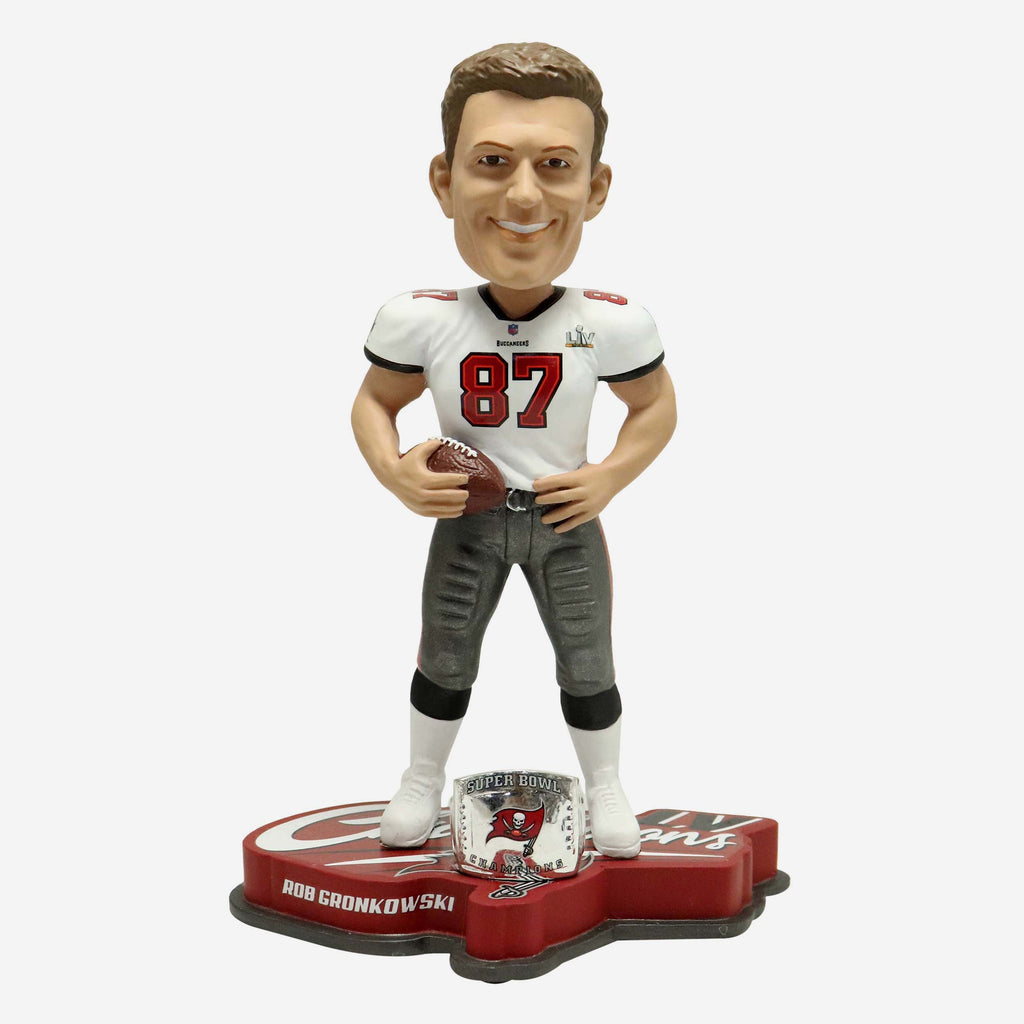Rob Gronkowski Tampa Bay Buccaneers Super Bowl LV Champions Bobblehead FOCO - FOCO.com | UK & IRE
