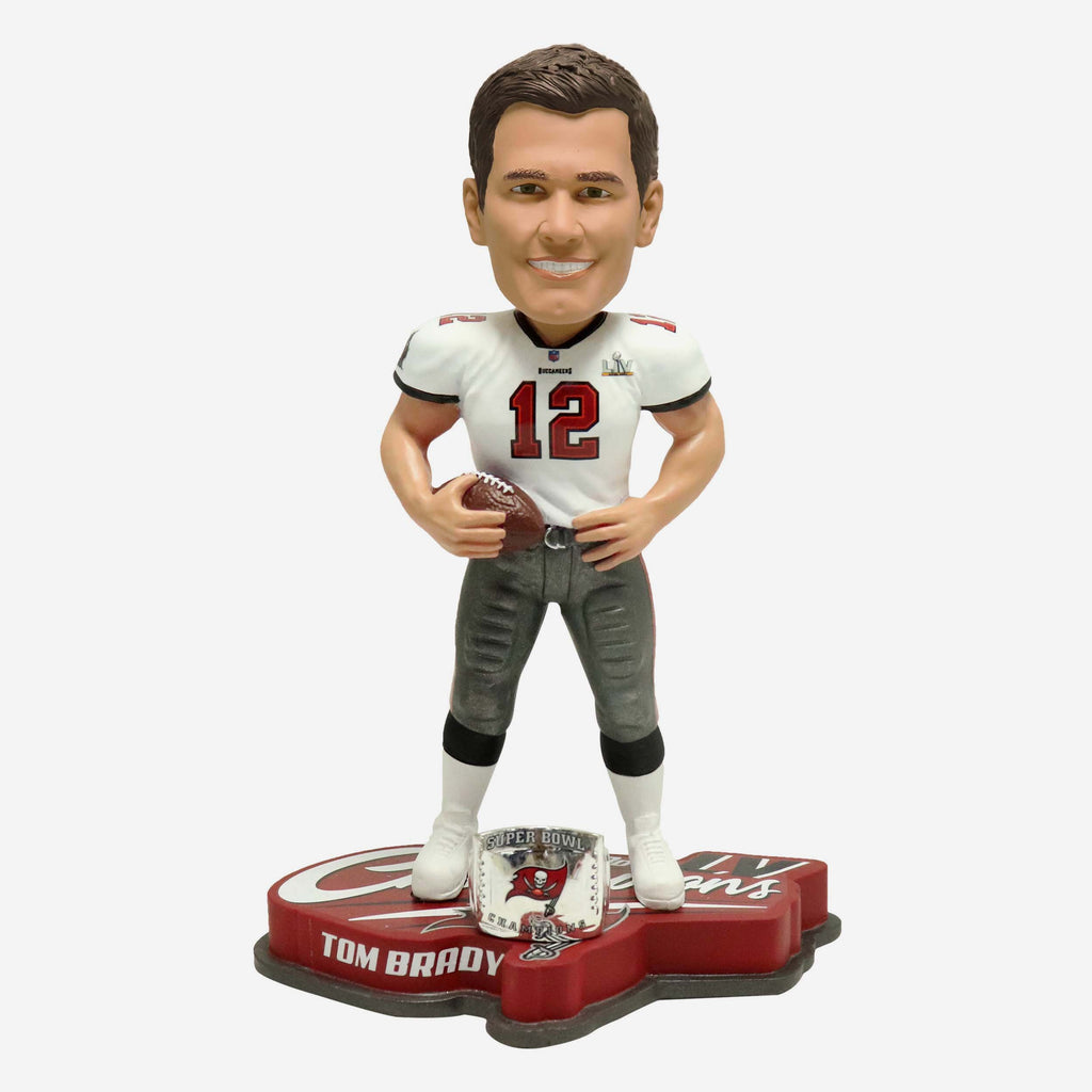 Tom Brady Tampa Bay Buccaneers Super Bowl LV Champions Bobblehead FOCO - FOCO.com | UK & IRE