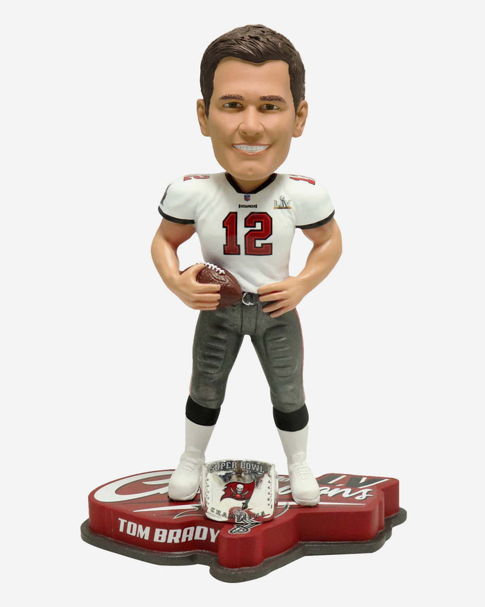 Tom Brady Tampa Bay Buccaneers Super Bowl LV Champions Bobblehead FOCO - FOCO.com | UK & IRE