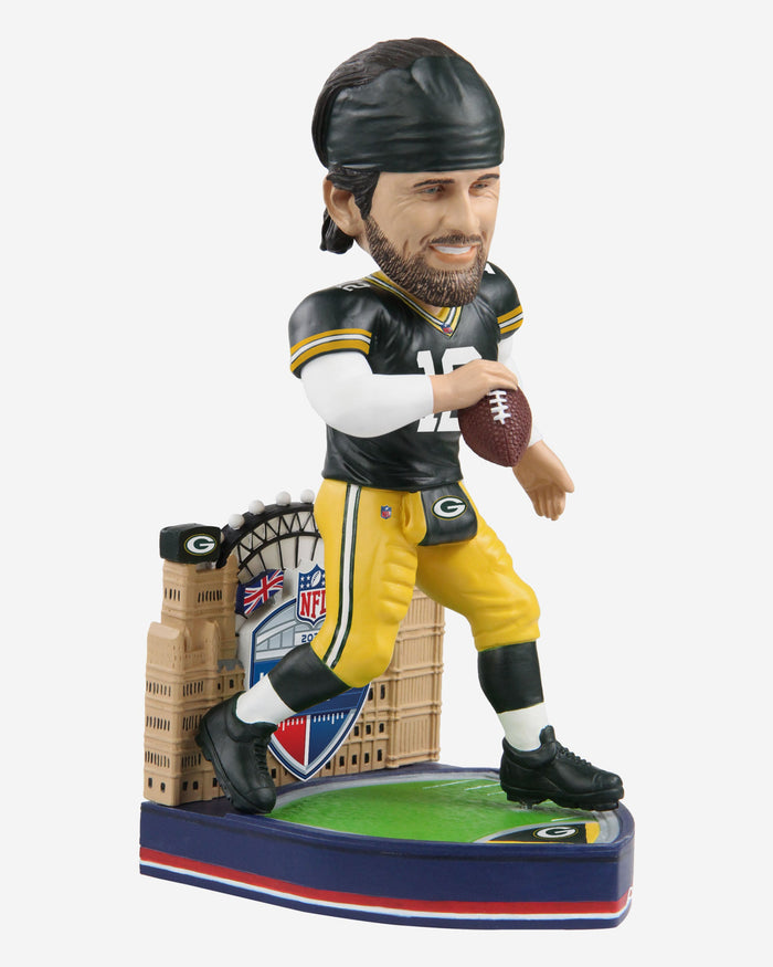 Aaron Rodgers Green Bay Packers 2022 International Game Bobblehead FOCO - FOCO.com | UK & IRE