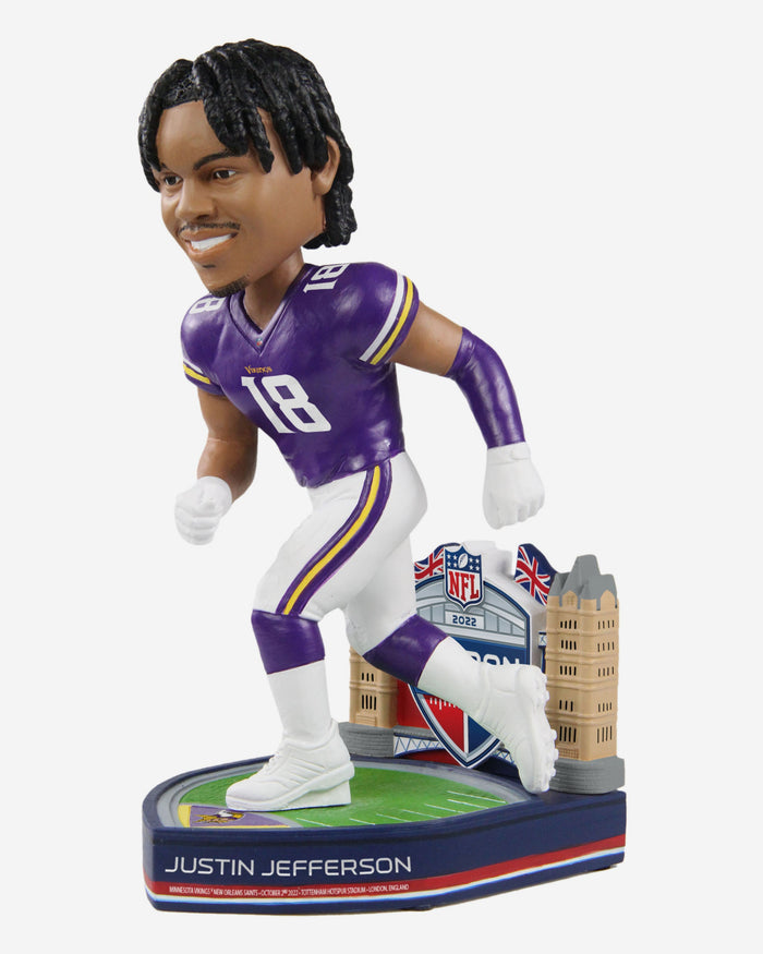 Justin Jefferson Minnesota Vikings 2022 International Game Bobblehead FOCO - FOCO.com | UK & IRE