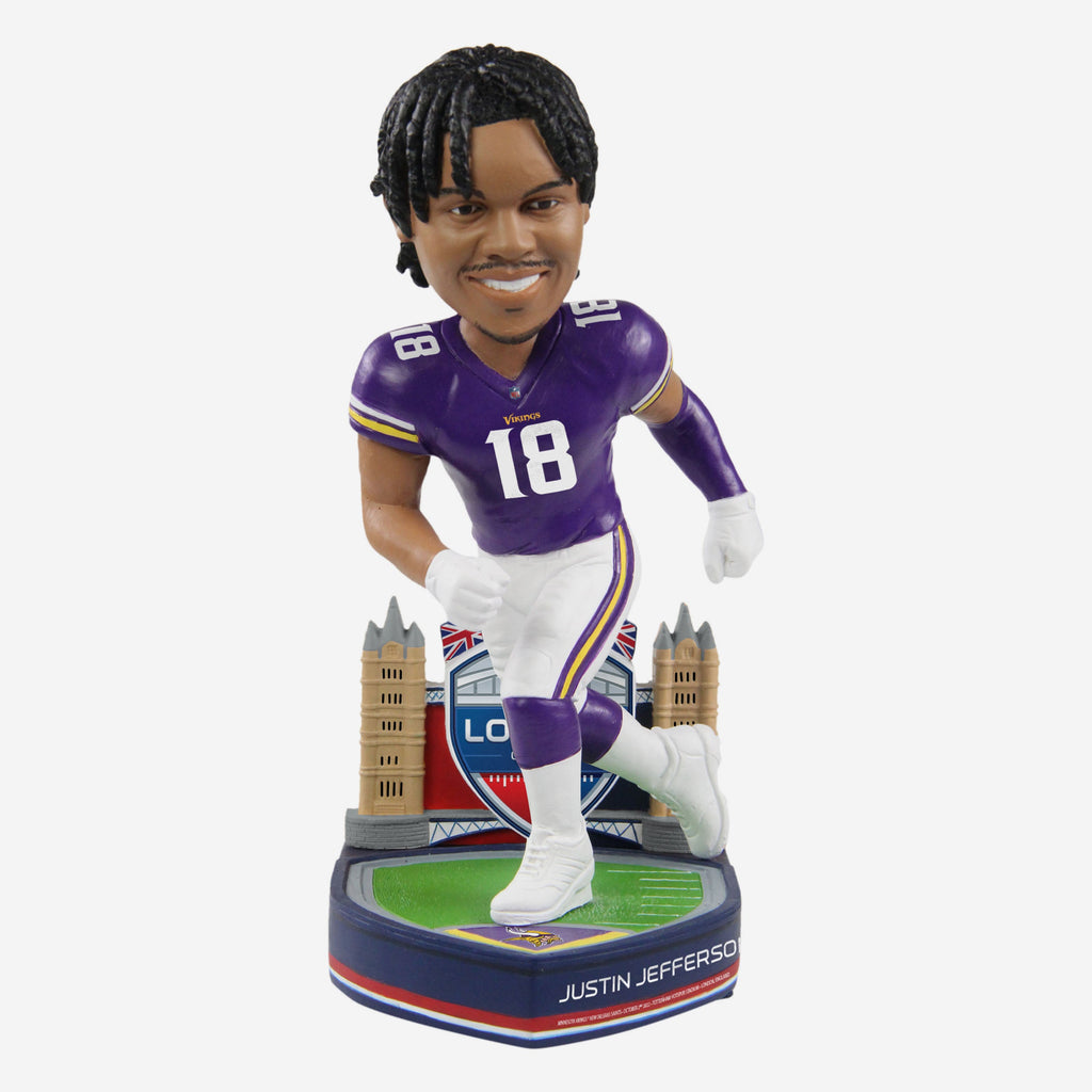 Justin Jefferson Minnesota Vikings 2022 International Game Bobblehead FOCO - FOCO.com | UK & IRE