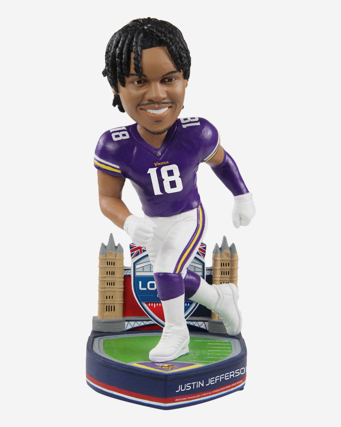 Justin Jefferson Minnesota Vikings 2022 International Game Bobblehead FOCO - FOCO.com | UK & IRE