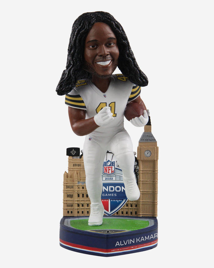 Alvin Kamara New Orleans Saints 2022 International Game Bobblehead FOCO - FOCO.com | UK & IRE