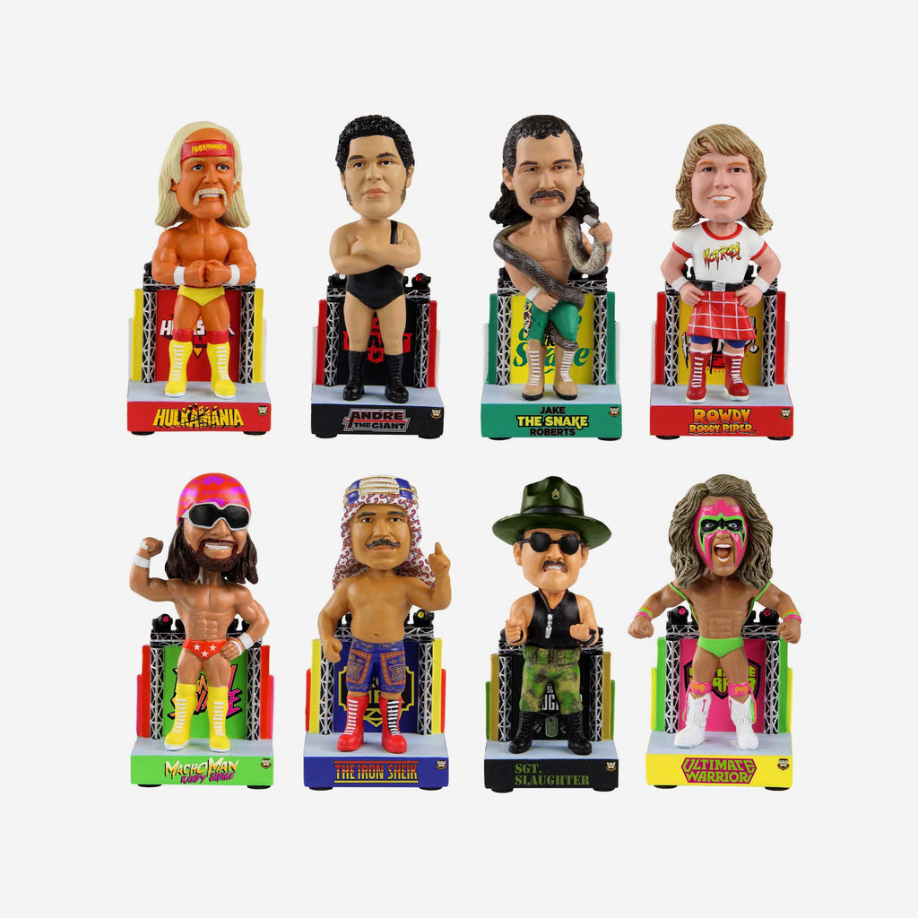 WWE Commemorative 1980s Mini Bobblehead Boxed Set FOCO - FOCO.com | UK & IRE