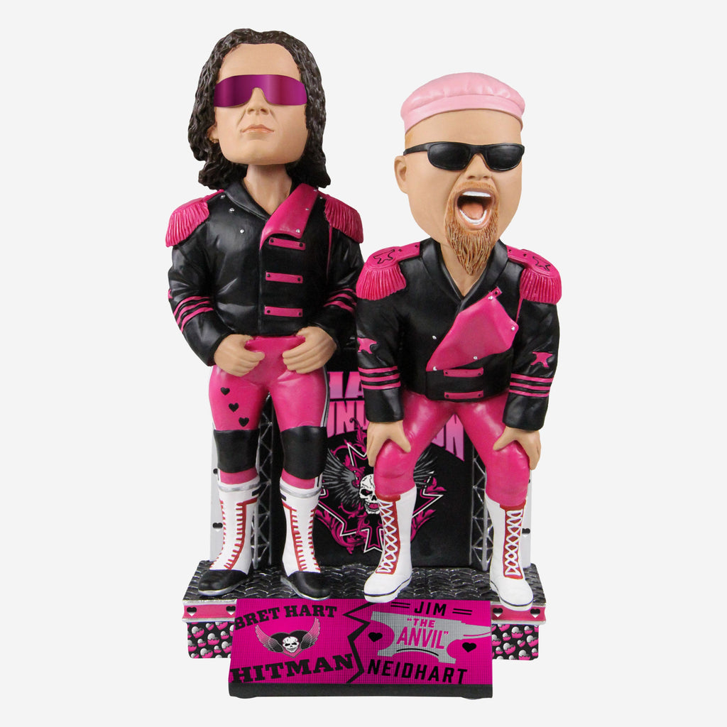 The Hart Foundation WWE Tag Team Bobblehead FOCO - FOCO.com | UK & IRE