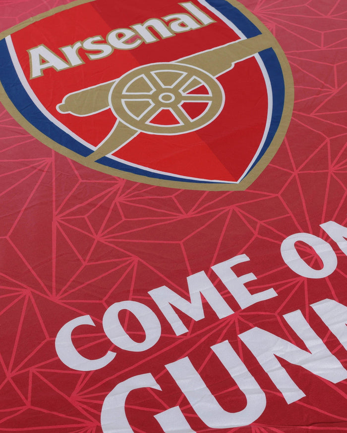 Arsenal FC Slogan Sherpa Plush Throw Blanket FOCO - FOCO.com | UK & IRE