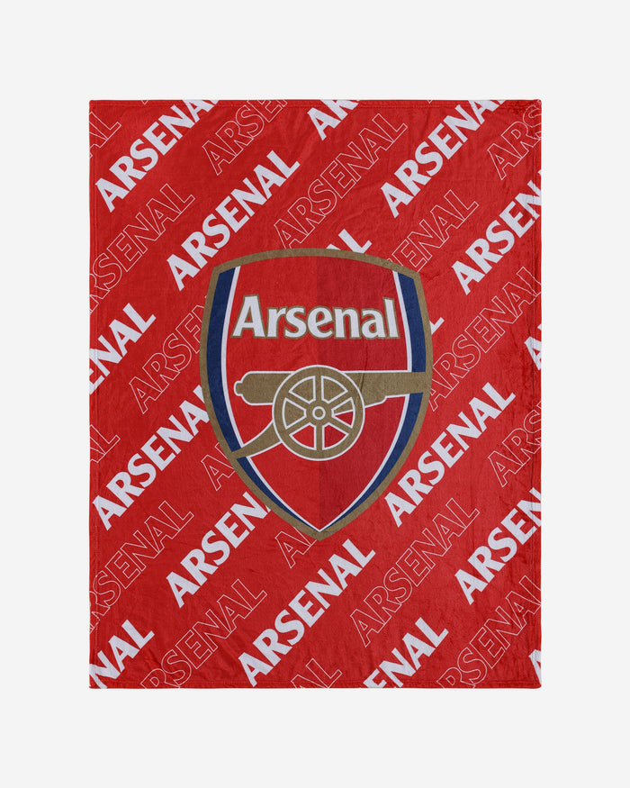Arsenal FC Supreme Slumber Plush Throw Blanket FOCO - FOCO.com | UK & IRE
