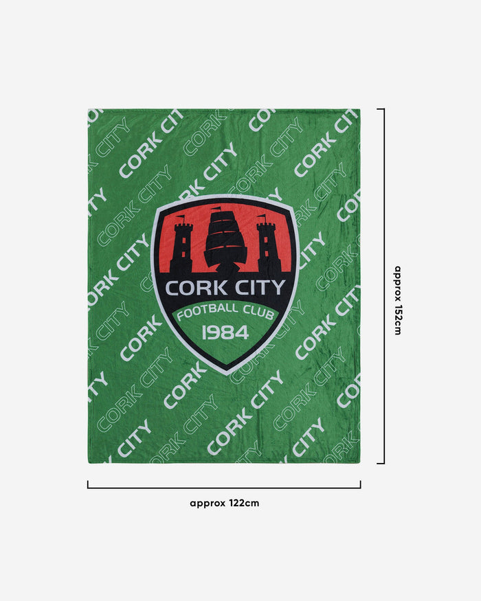 Cork City FC Supreme Slumber Plush Throw Blanket FOCO - FOCO.com | UK & IRE