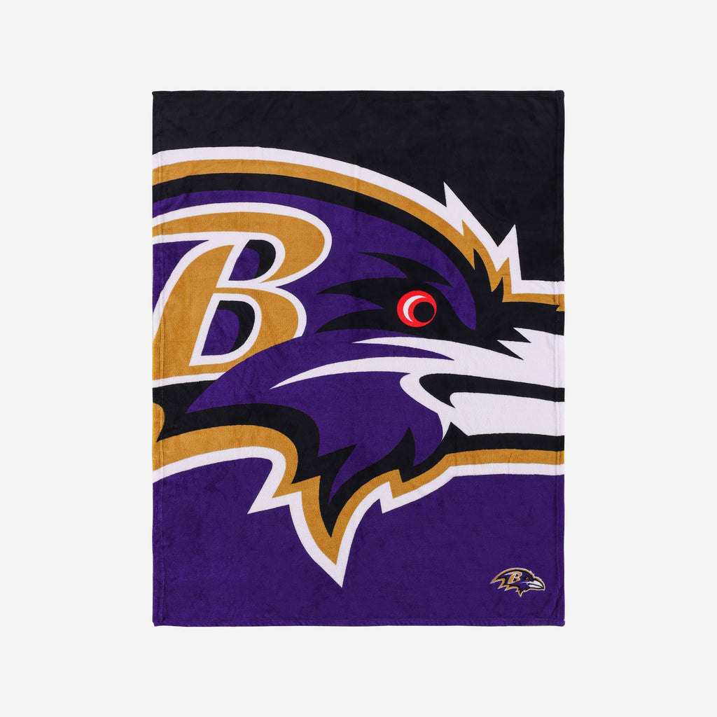 Baltimore Ravens Supreme Slumber Plush Throw Blanket FOCO - FOCO.com | UK & IRE