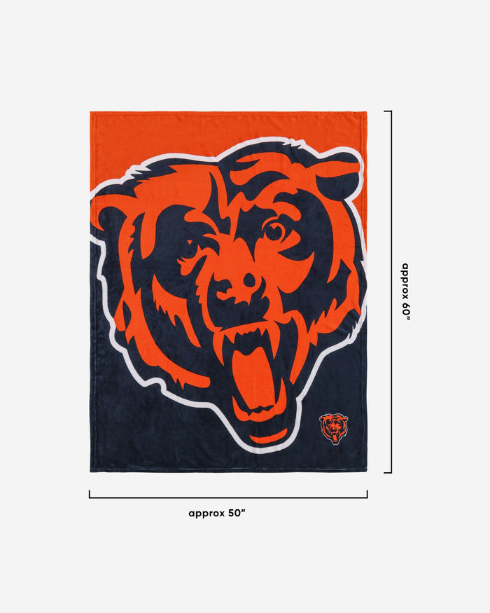 Chicago Bears Supreme Slumber Plush Throw Blanket FOCO - FOCO.com | UK & IRE