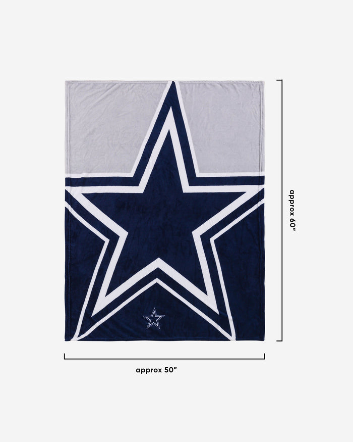 Dallas Cowboys Supreme Slumber Plush Throw Blanket FOCO - FOCO.com | UK & IRE