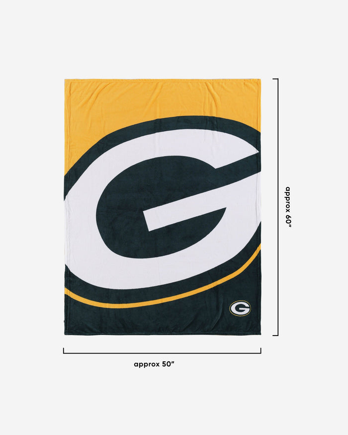 Green Bay Packers Supreme Slumber Plush Throw Blanket FOCO - FOCO.com | UK & IRE
