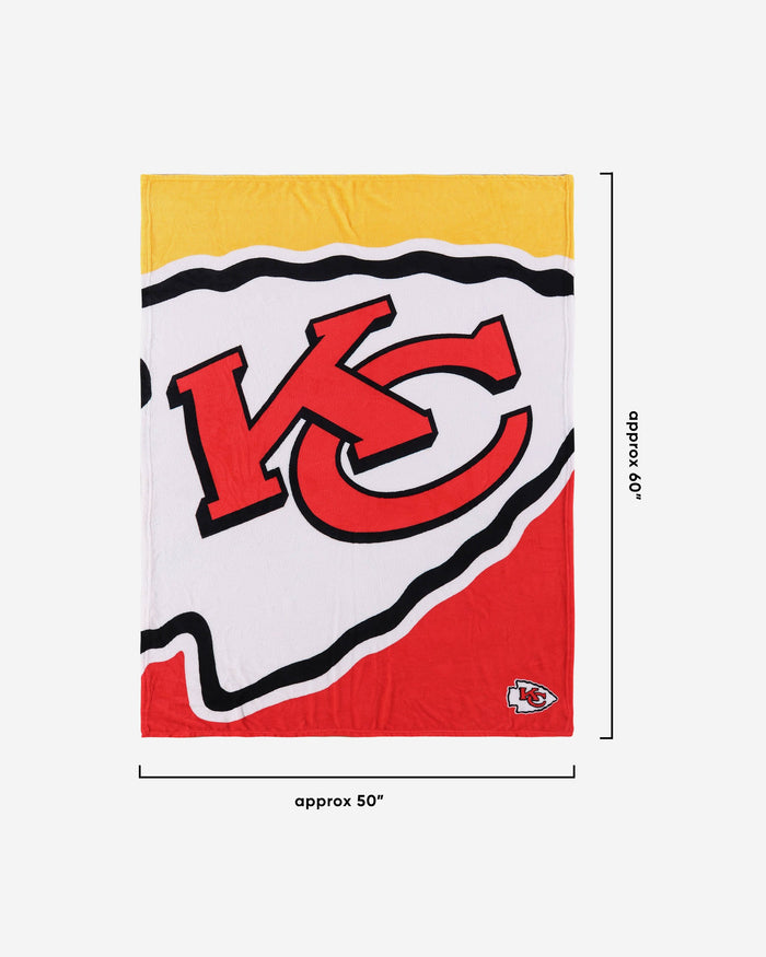 Kansas City Chiefs Supreme Slumber Plush Throw Blanket FOCO - FOCO.com | UK & IRE