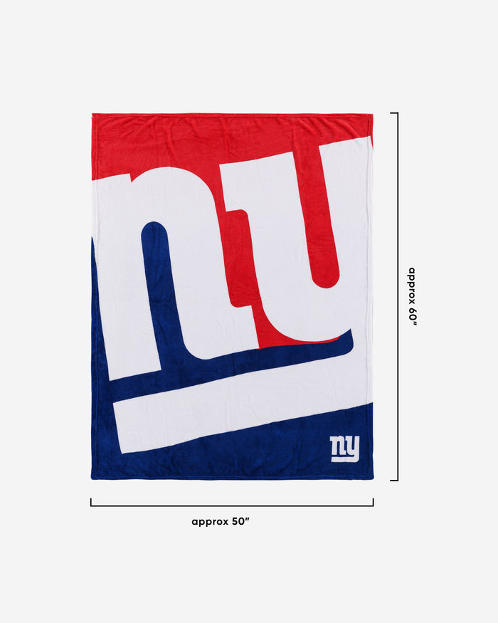 New York Giants Supreme Slumber Plush Throw Blanket FOCO - FOCO.com | UK & IRE