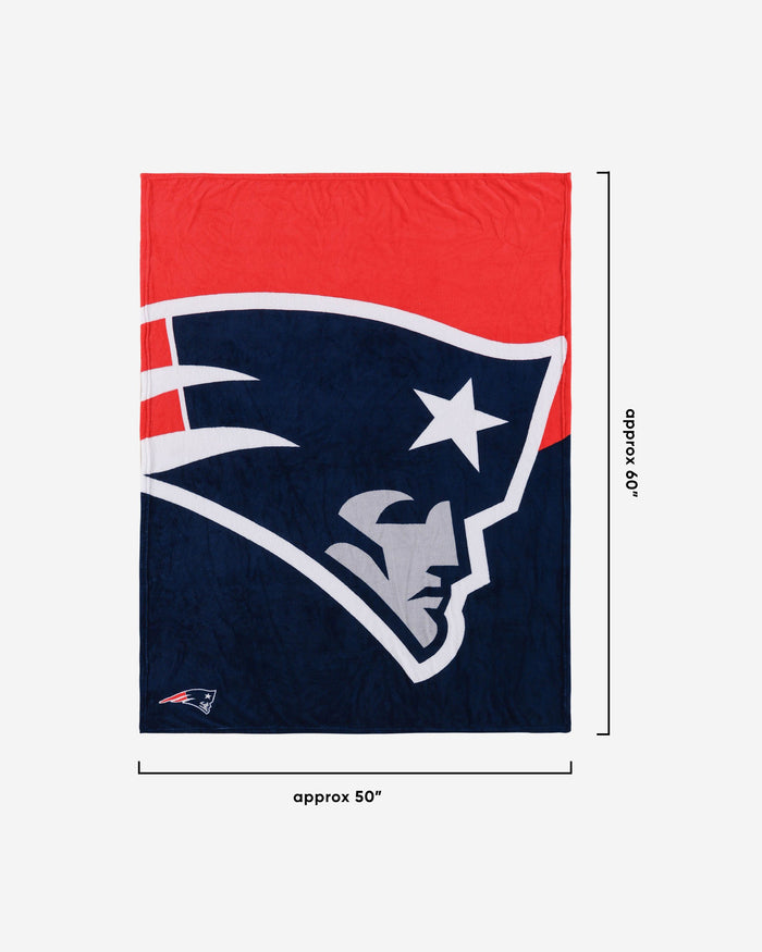 New England Patriots Supreme Slumber Plush Throw Blanket FOCO - FOCO.com | UK & IRE