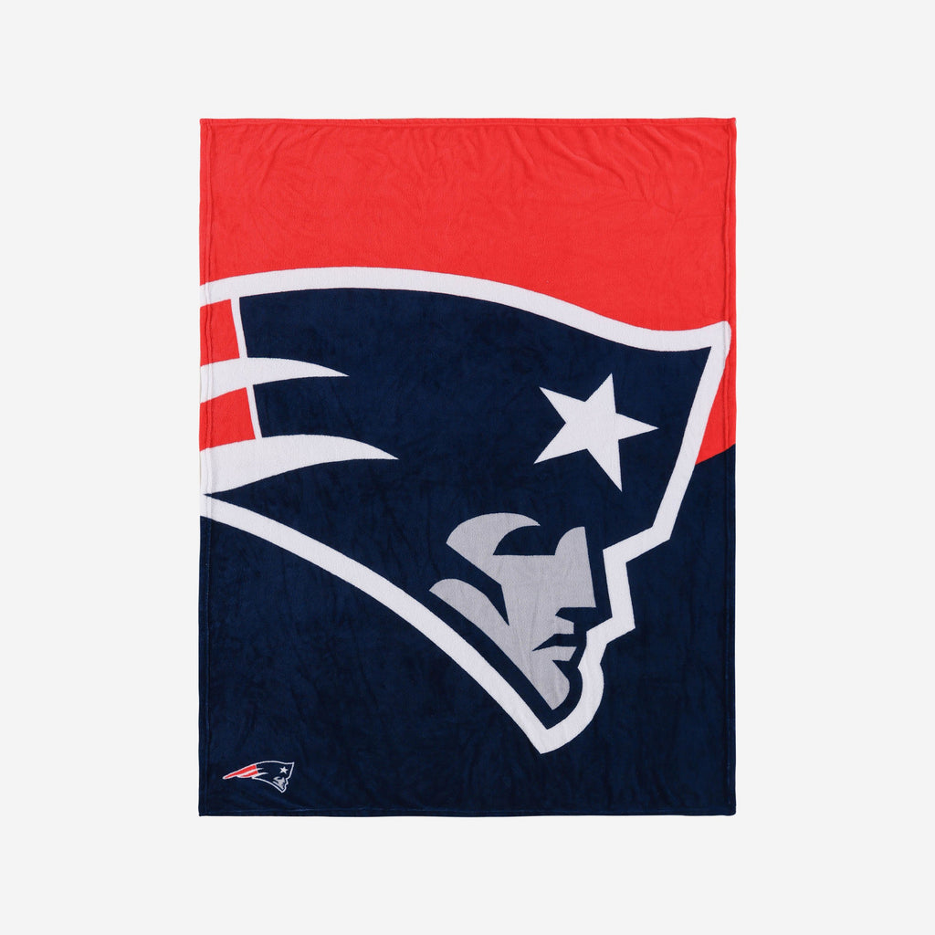 New England Patriots Supreme Slumber Plush Throw Blanket FOCO - FOCO.com | UK & IRE