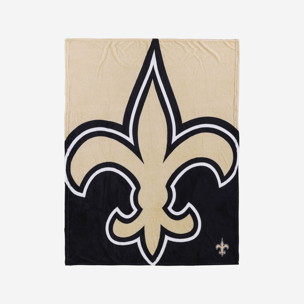 New Orleans Saints Supreme Slumber Plush Throw Blanket FOCO - FOCO.com | UK & IRE