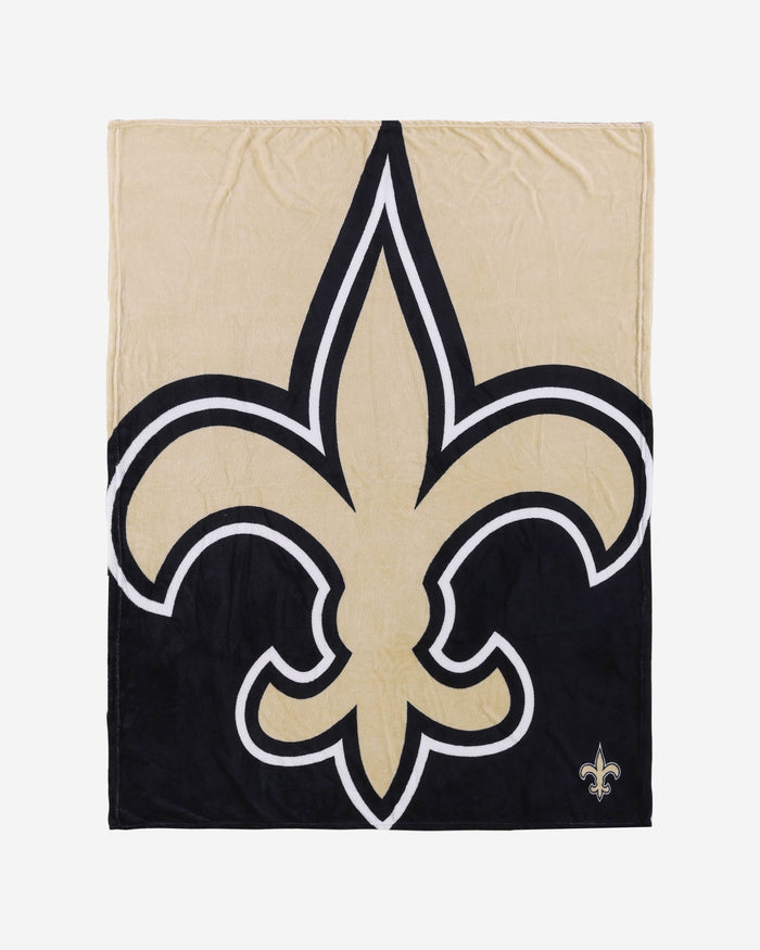 New Orleans Saints Supreme Slumber Plush Throw Blanket FOCO - FOCO.com | UK & IRE
