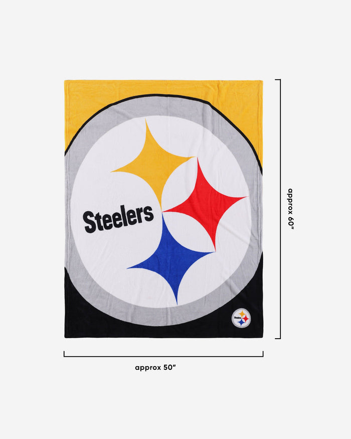 Pittsburgh Steelers Supreme Slumber Plush Throw Blanket FOCO - FOCO.com | UK & IRE