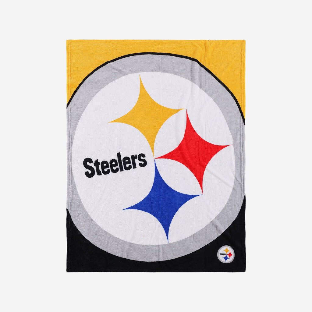 Pittsburgh Steelers Supreme Slumber Plush Throw Blanket FOCO - FOCO.com | UK & IRE