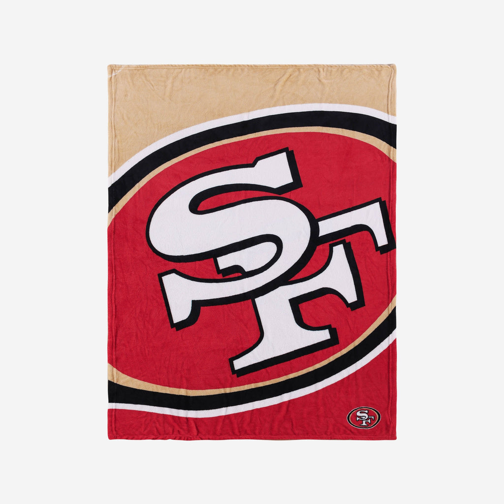 San Francisco 49ers Supreme Slumber Plush Throw Blanket FOCO - FOCO.com | UK & IRE