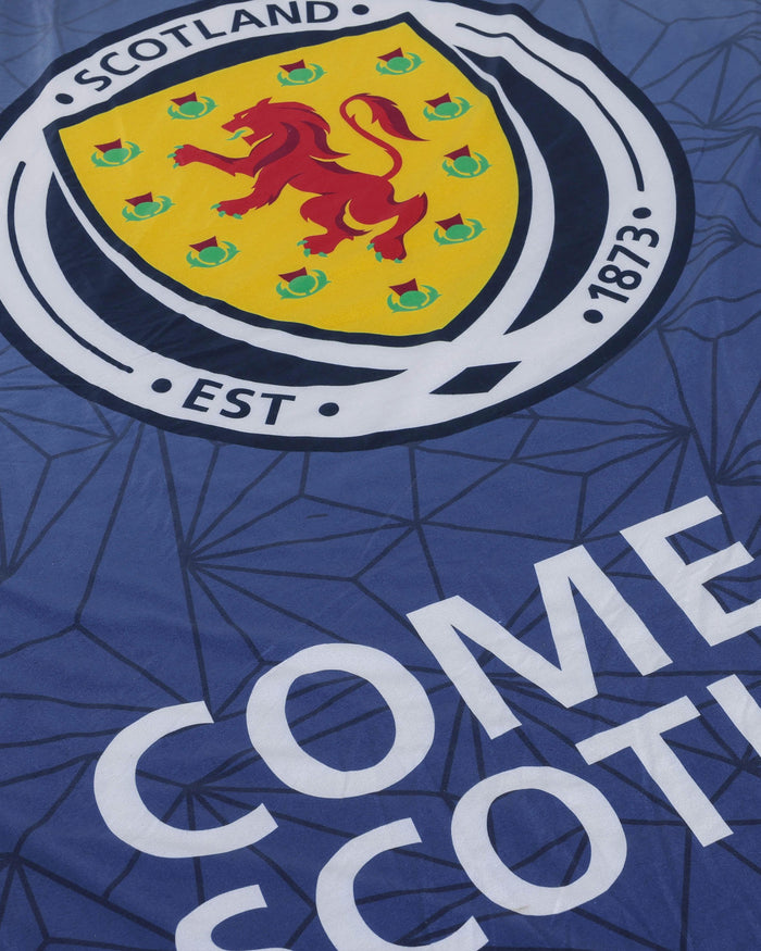 Scotland Slogan Sherpa Plush Throw Blanket FOCO - FOCO.com | UK & IRE