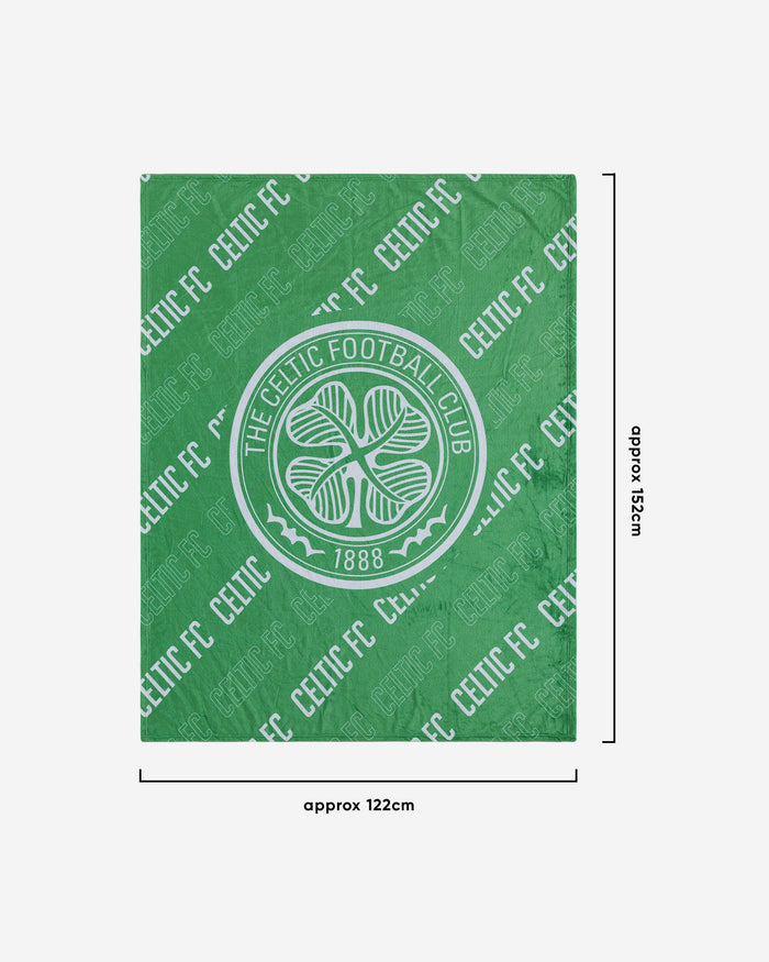 Celtic FC Supreme Slumber Plush Throw Blanket FOCO - FOCO.com | UK & IRE