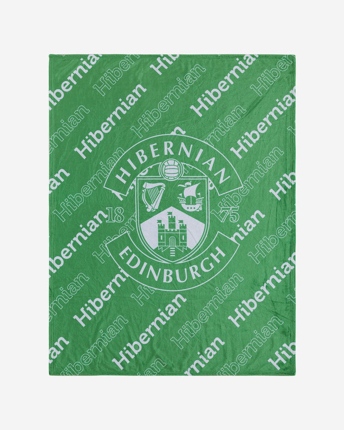 Hibernian FC Supreme Slumber Plush Throw Blanket FOCO - FOCO.com | UK & IRE
