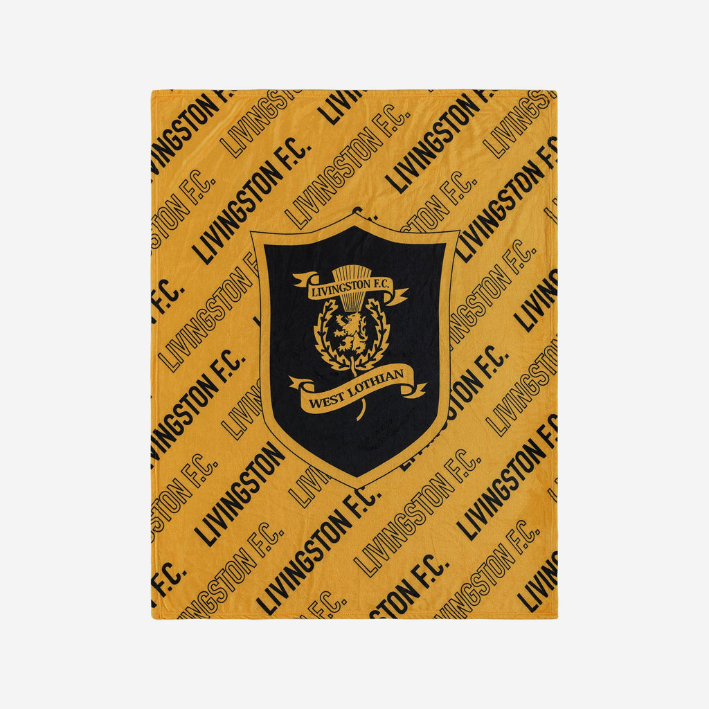 Livingston FC Supreme Slumber Plush Throw Blanket FOCO - FOCO.com | UK & IRE