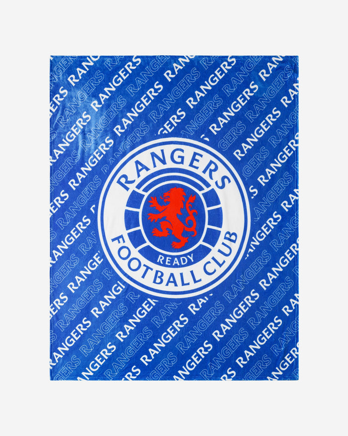 Rangers FC Supreme Slumber Throw Blanket FOCO - FOCO.com | UK & IRE