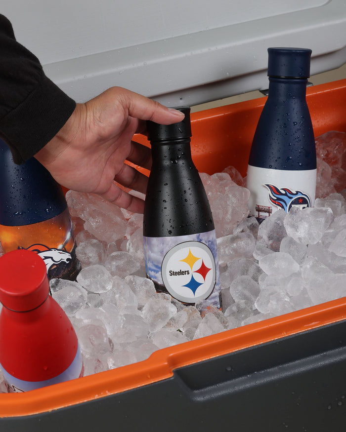 Pittsburgh Steelers Primetime Metal 500 mL Bottle FOCO - FOCO.com | UK & IRE
