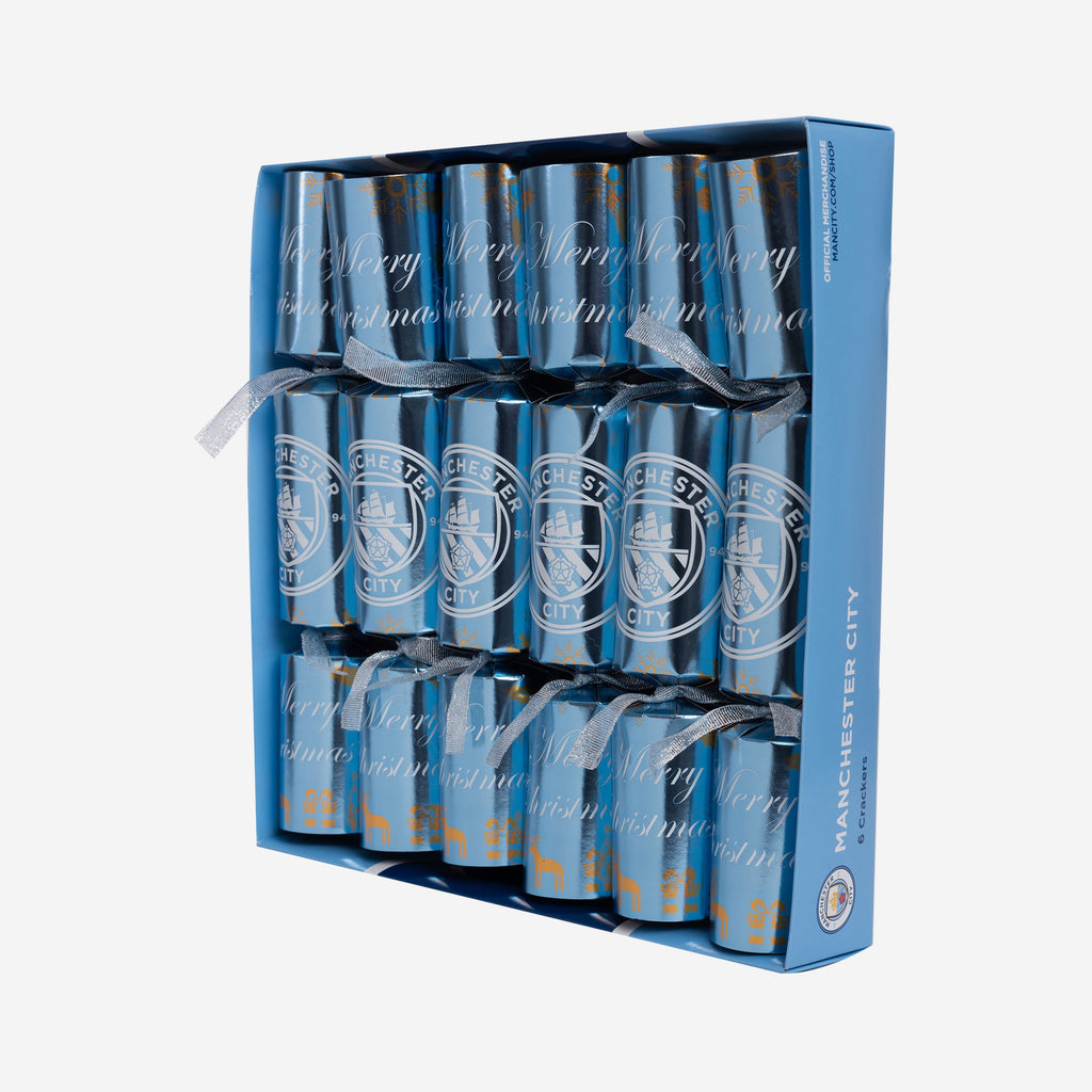 Manchester City FC 6 Pack Christmas Crackers FOCO - FOCO.com | UK & IRE