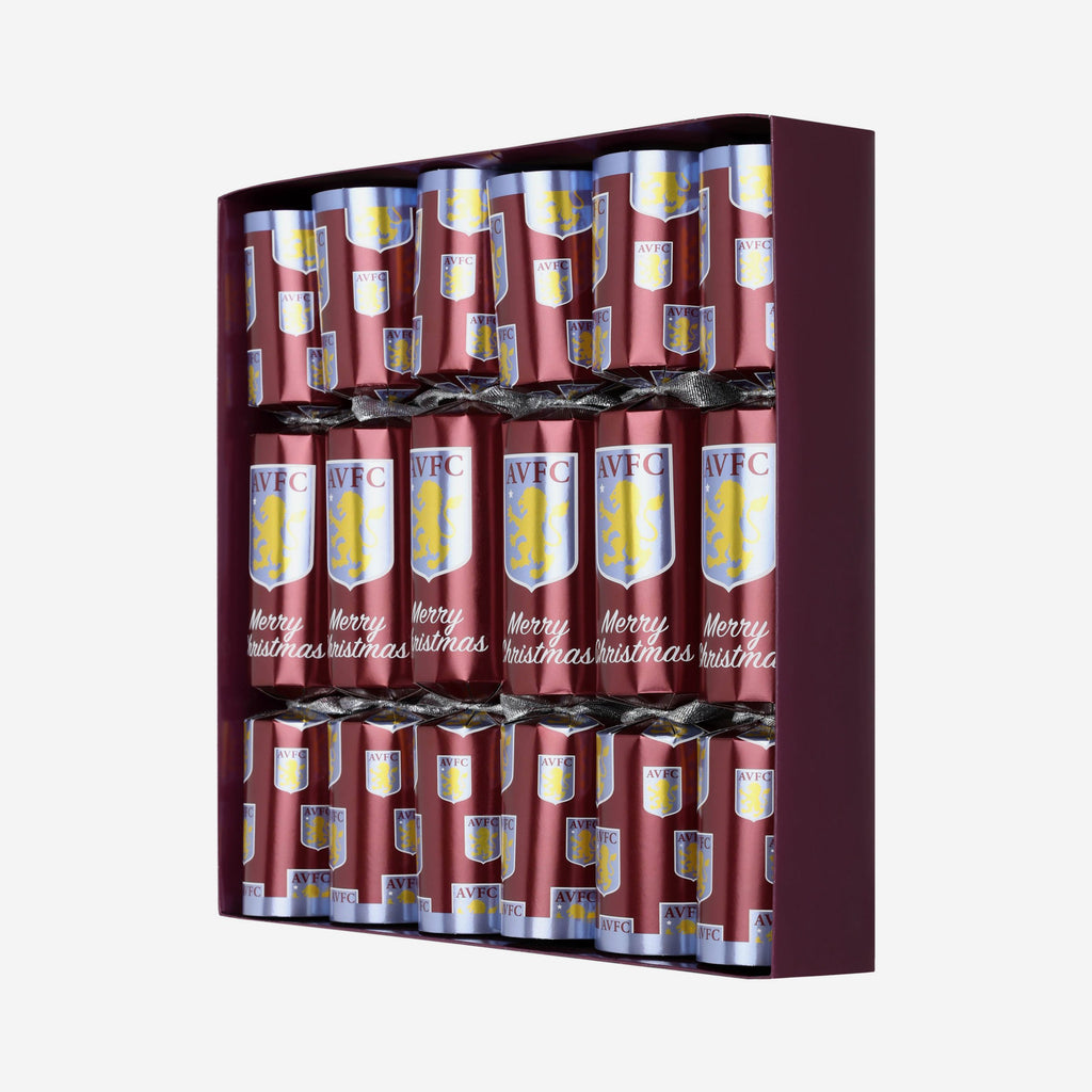 Aston Villa FC 6 Pack Christmas Holiday Crackers FOCO - FOCO.com | UK & IRE