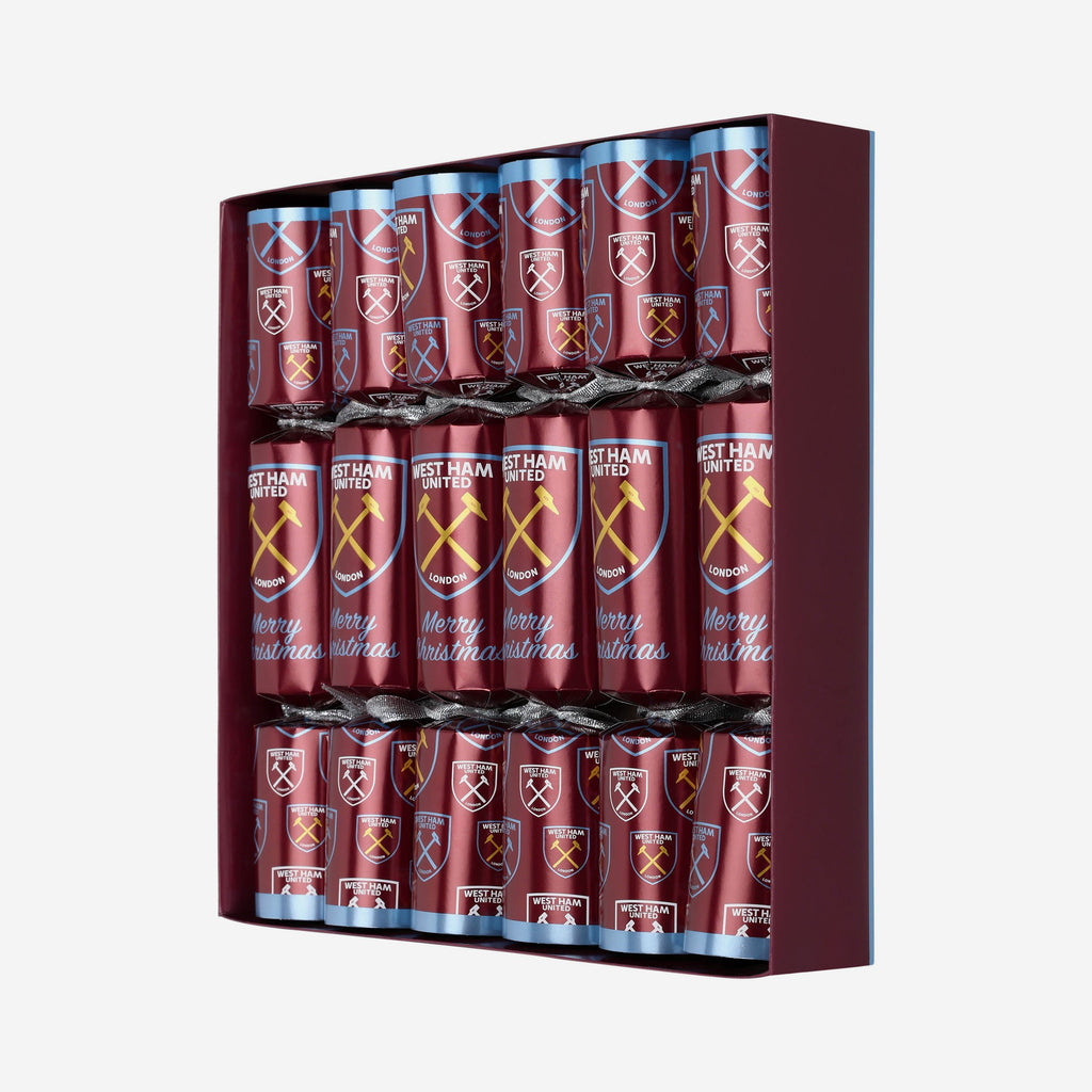 West Ham United FC 6 Pack Christmas Holiday Crackers FOCO - FOCO.com | UK & IRE