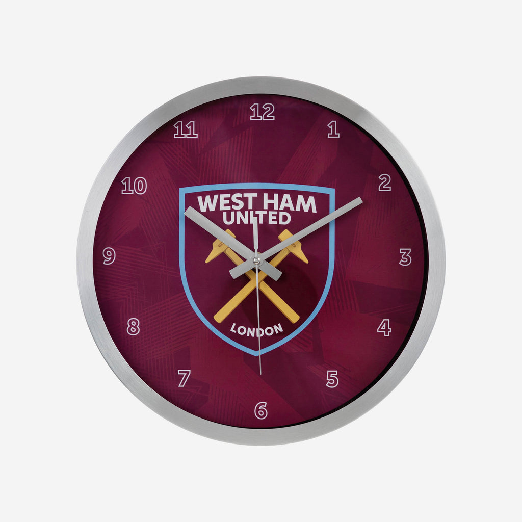 West Ham United FC Metal Wall Clock FOCO - FOCO.com | UK & IRE