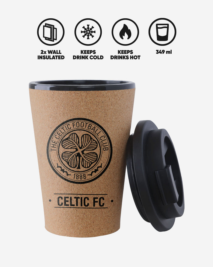 Celtic FC 350 mL Cork Travel Mug FOCO - FOCO.com | UK & IRE