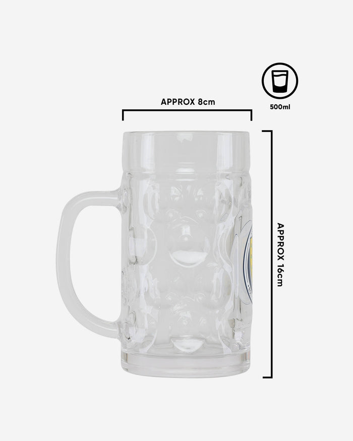 Scotland 500ml Dimple Stein Glass FOCO - FOCO.com | UK & IRE