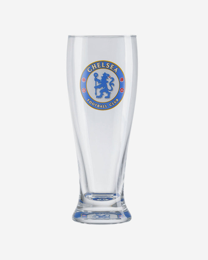 Chelsea FC Crest On Base Glass FOCO - FOCO.com | UK & IRE