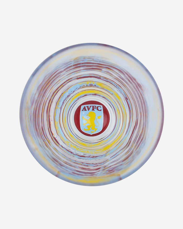 Aston Villa FC Crest On Base Glass FOCO - FOCO.com | UK & IRE