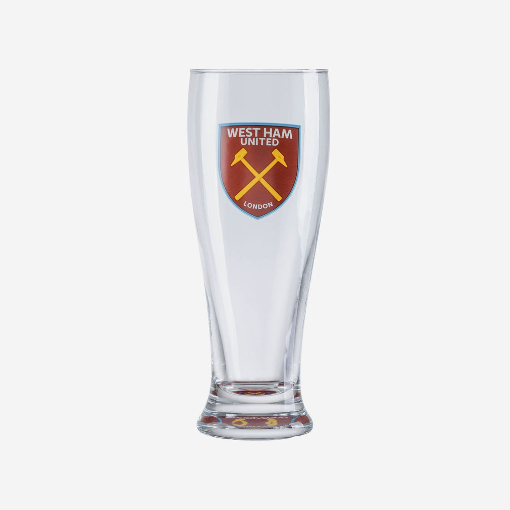 West Ham United FC Crest On Base Glass FOCO - FOCO.com | UK & IRE