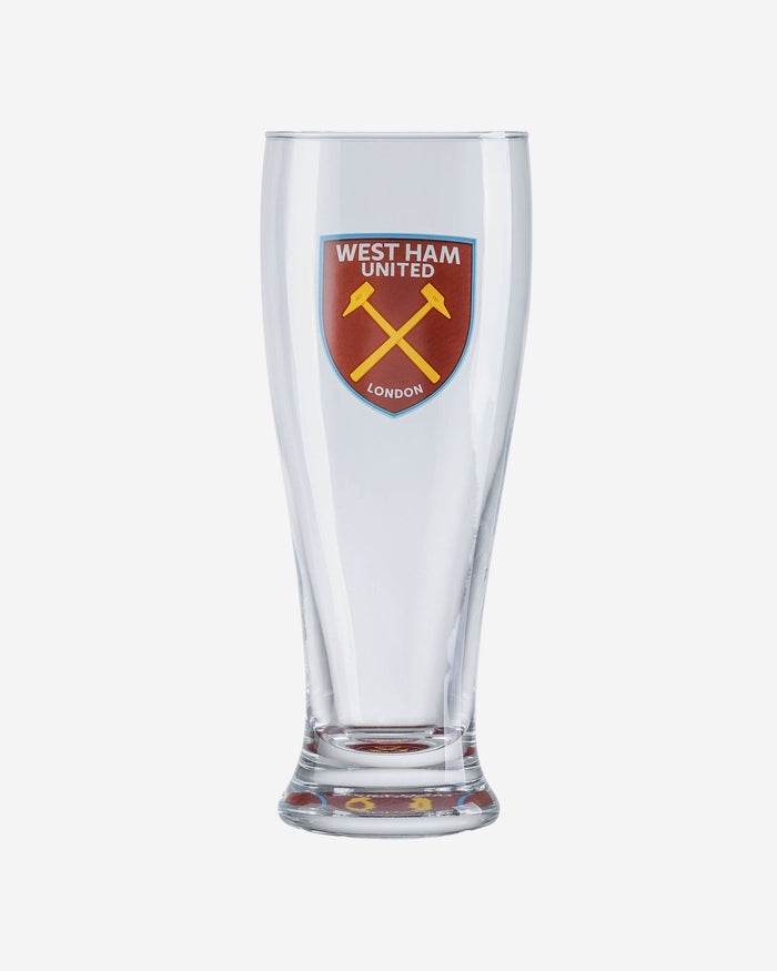 West Ham United FC Crest On Base Glass FOCO - FOCO.com | UK & IRE