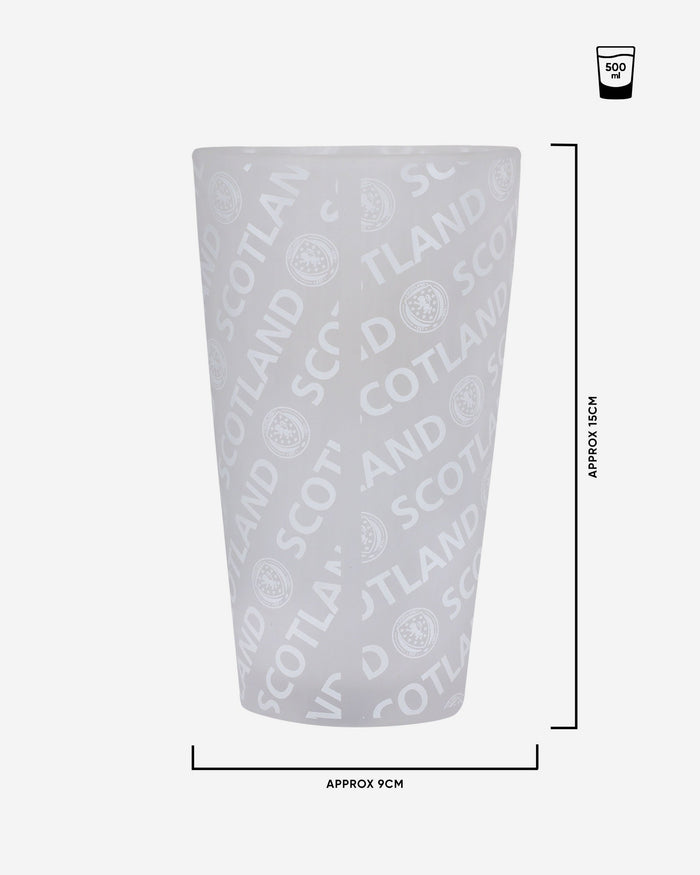 Scotland Frosted Tumbler Glass FOCO - FOCO.com | UK & IRE