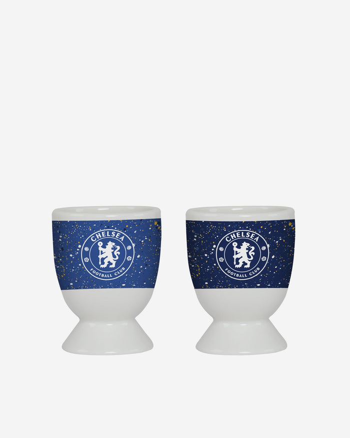 Chelsea FC 2 Pack Paint Splatter Egg Cup FOCO - FOCO.com | UK & IRE