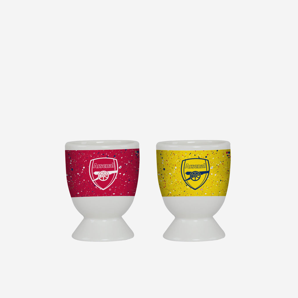 Arsenal FC 2 Pack Paint Splatter Egg Cup FOCO - FOCO.com | UK & IRE