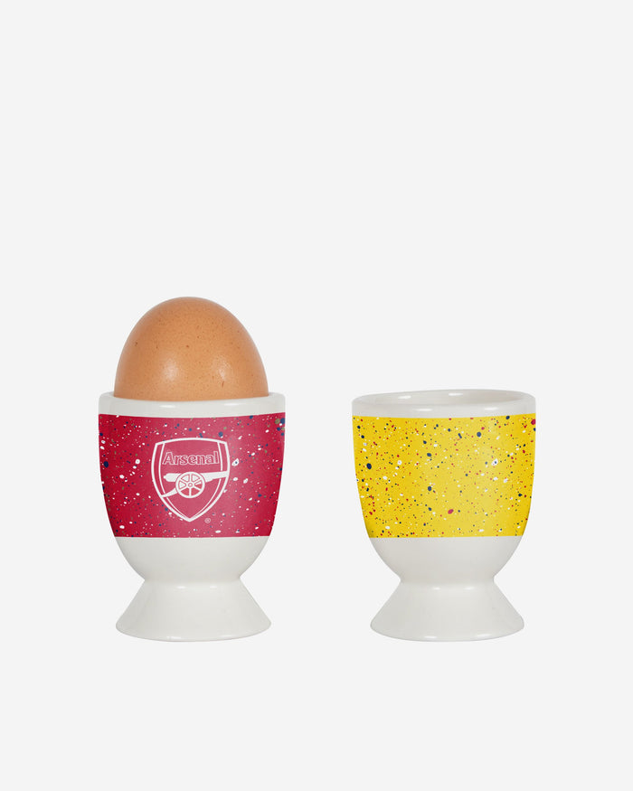 Arsenal FC 2 Pack Paint Splatter Egg Cup FOCO - FOCO.com | UK & IRE