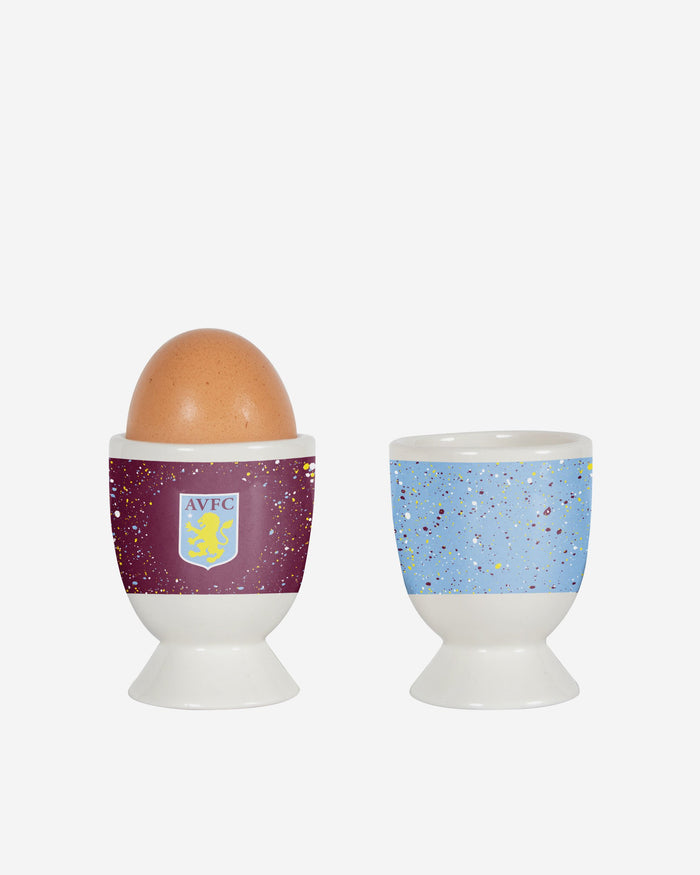 Aston Villa FC 2 Pack Paint Splatter Egg Cup FOCO - FOCO.com | UK & IRE