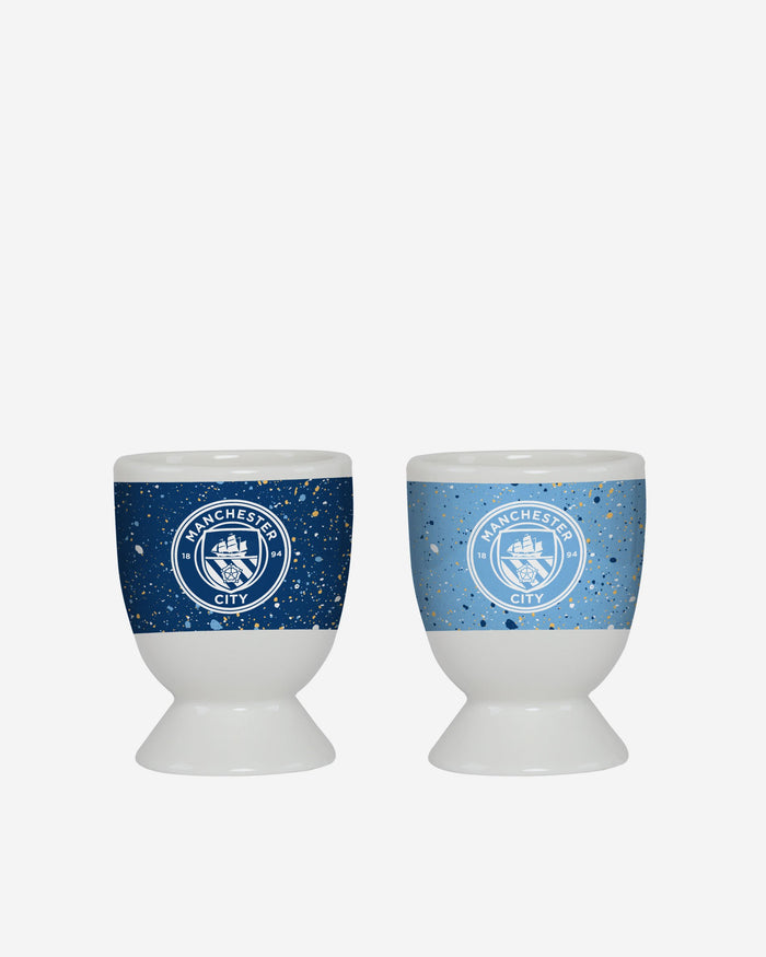 Manchester City FC 2 Pack Paint Splatter Egg Cup FOCO - FOCO.com | UK & IRE
